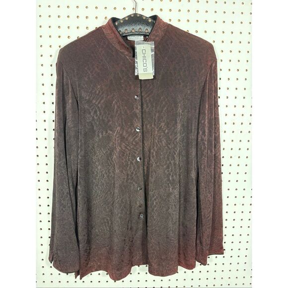 Chico's Jackets & Blazers - Chicos pebble jacquard perfecta jacket size